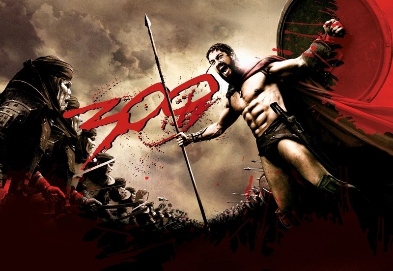 

Постер к фильму "300 спартанцев" (300) A4