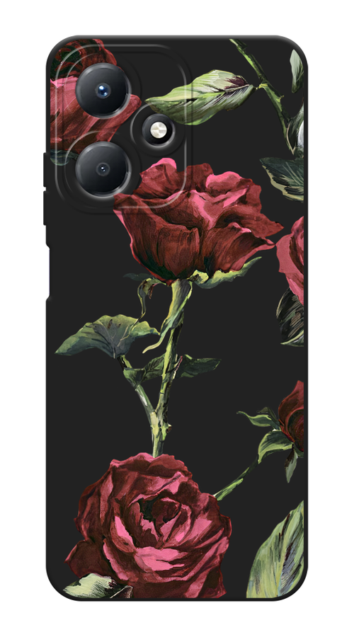 

Чехол Awog на Infinix Hot 30 Play "Бордовые розы фон", Бордовый, 3104252-1
