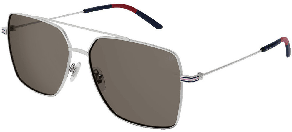 

Солнцезащитные очки Gucci GG1053SK 004 silver/brown, GG1053SK 004