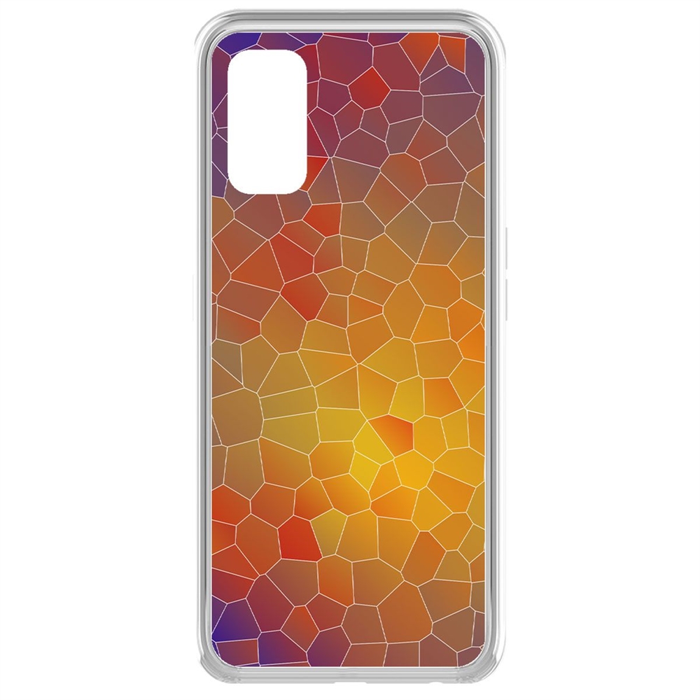 

Чехол-накладка Krutoff Clear Case Витраж 1 для Realme 7 Pro