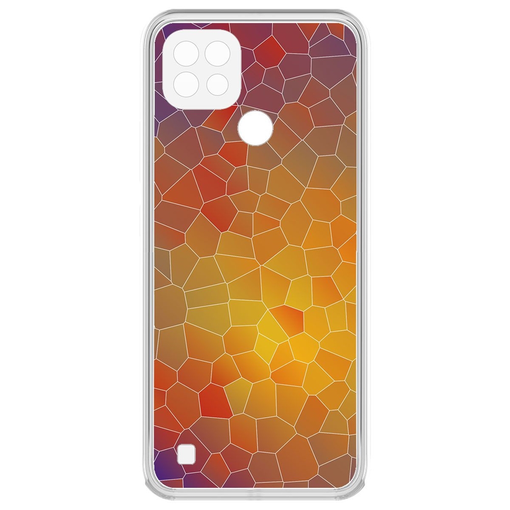 Чехол-накладка Krutoff Clear Case Витраж 1 для Realme C21