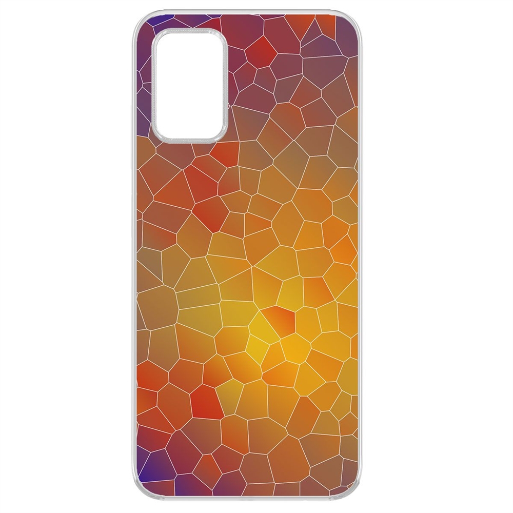 

Чехол-накладка Krutoff Clear Case Витраж 1 для Samsung Galaxy A03s (A037), Прозрачный