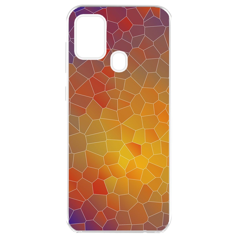 

Чехол-накладка Krutoff Clear Case Витраж 1 для Samsung Galaxy A21s (A217), Прозрачный