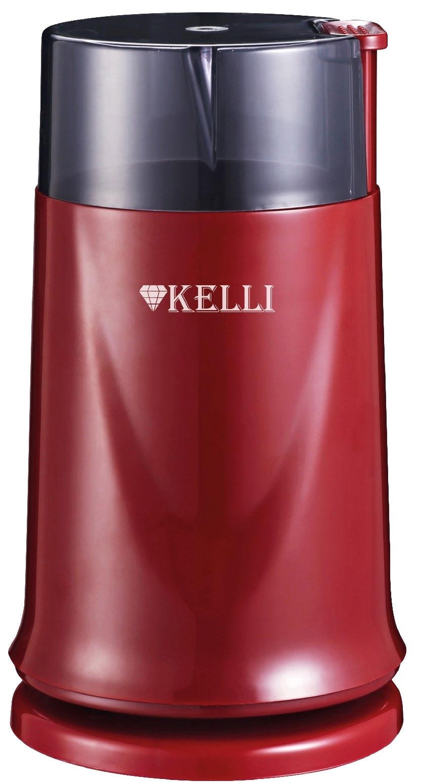 Кофемолка KELLI KL-5112 красная бытовая шлифовальная машина для измельчения порошка дробилка электрическая зерно специи зерновые кофемолка мельница