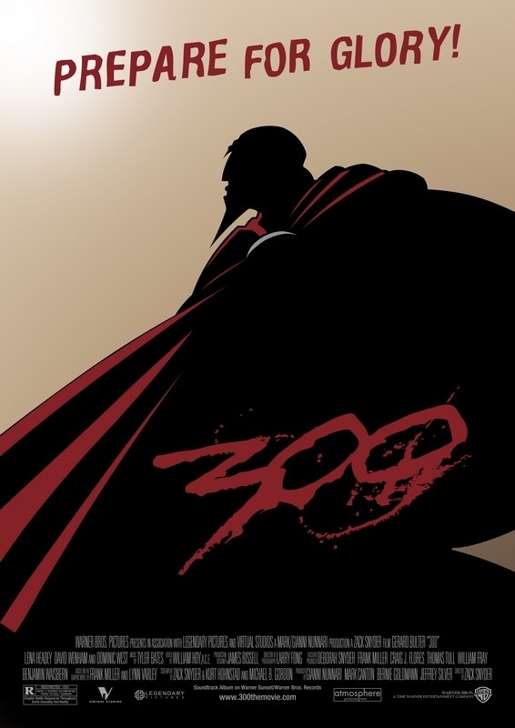 

Постер к фильму "300 спартанцев" (300) A2