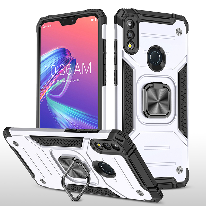 

Противоударный чехол Legion Case для Asus Zenfone Max Pro M2, серебряный, Серебристый, Legion Case