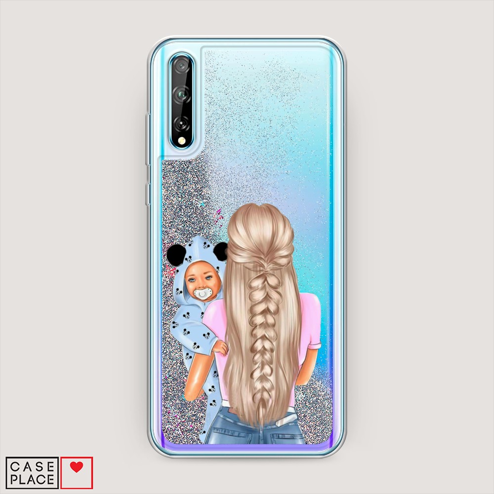 

Чехол Awog на Huawei Y8p/P Smart S "Молодая мама", Разноцветный, 6103491-1