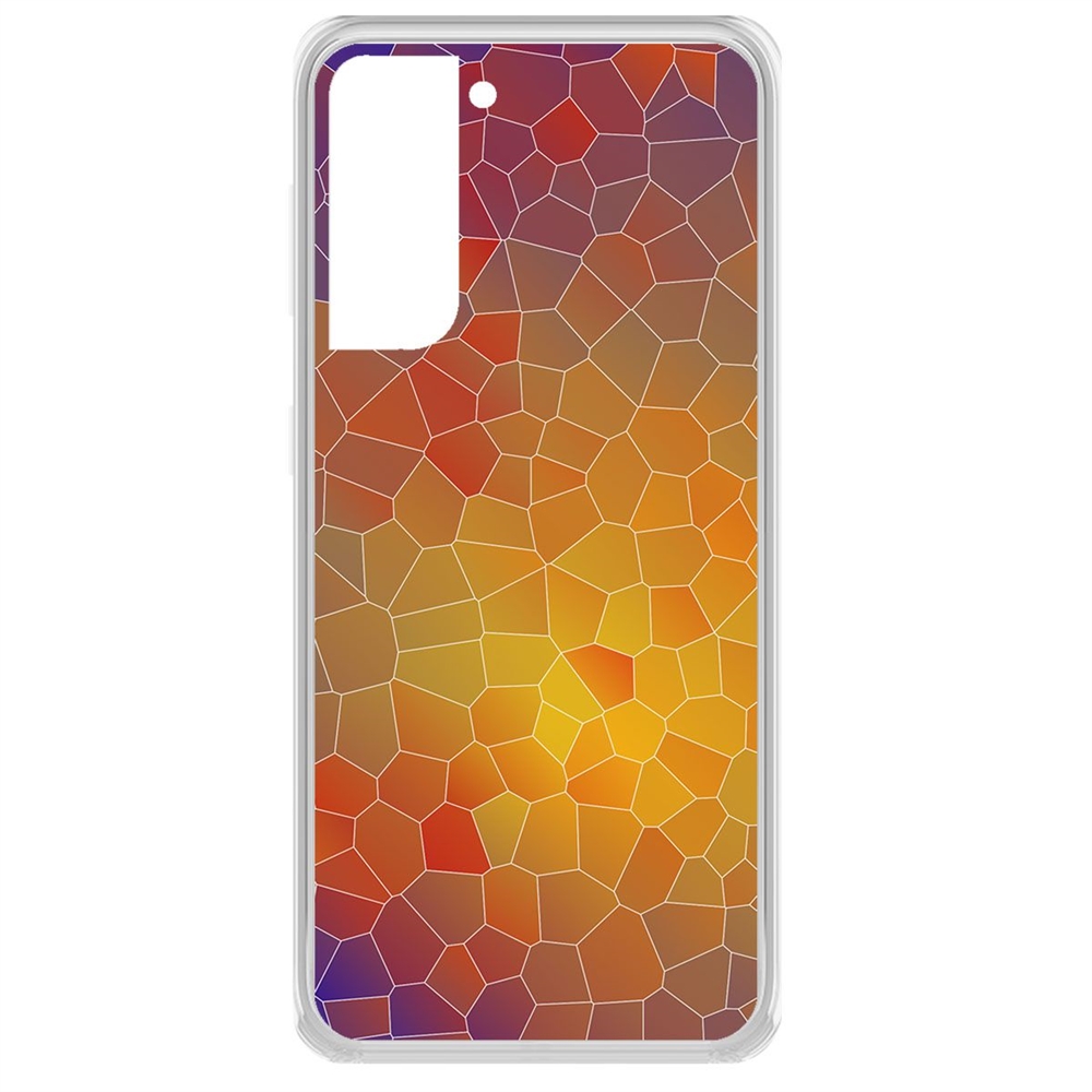 

Чехол-накладка Krutoff Clear Case Витраж 1 для Samsung Galaxy S21 (G991), Прозрачный