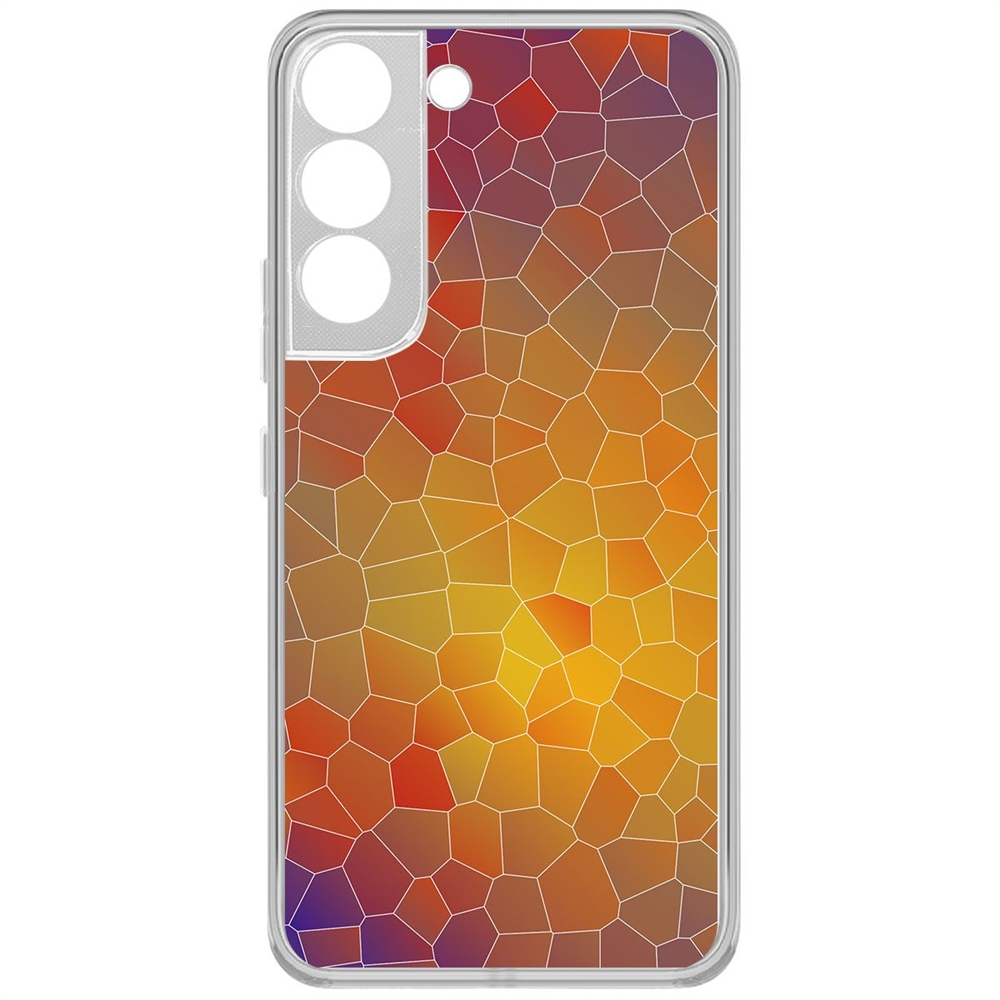 

Чехол-накладка Krutoff Clear Case Витраж 1 для Samsung Galaxy S22, Прозрачный