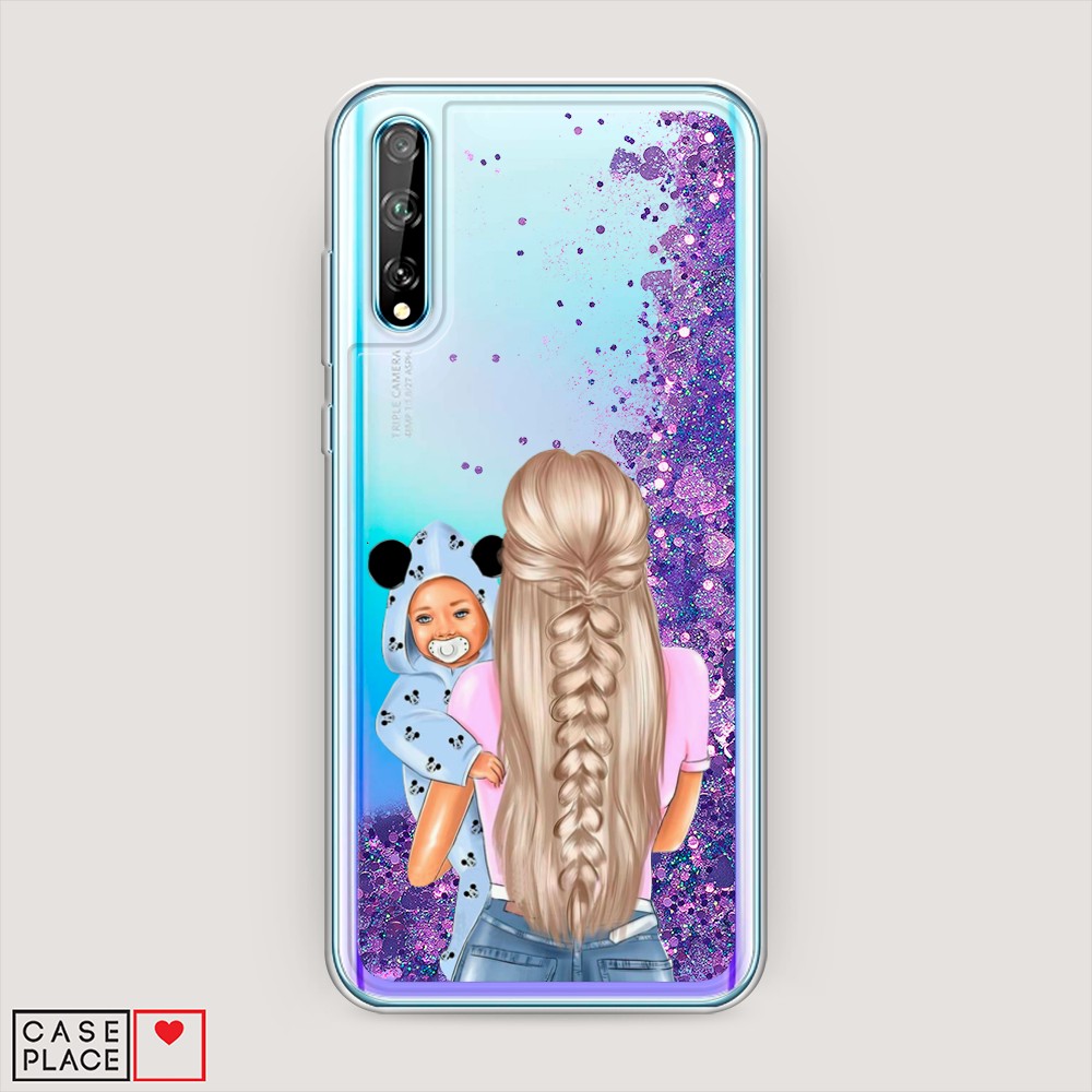 

Чехол Awog на Huawei Y8p/P Smart S "Молодая мама", Разноцветный, 6103492-1