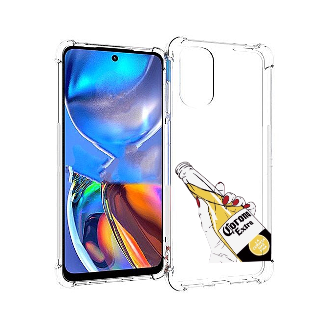 

Чехол MyPads корона екстра для Motorola Moto E32, Прозрачный, Tocco