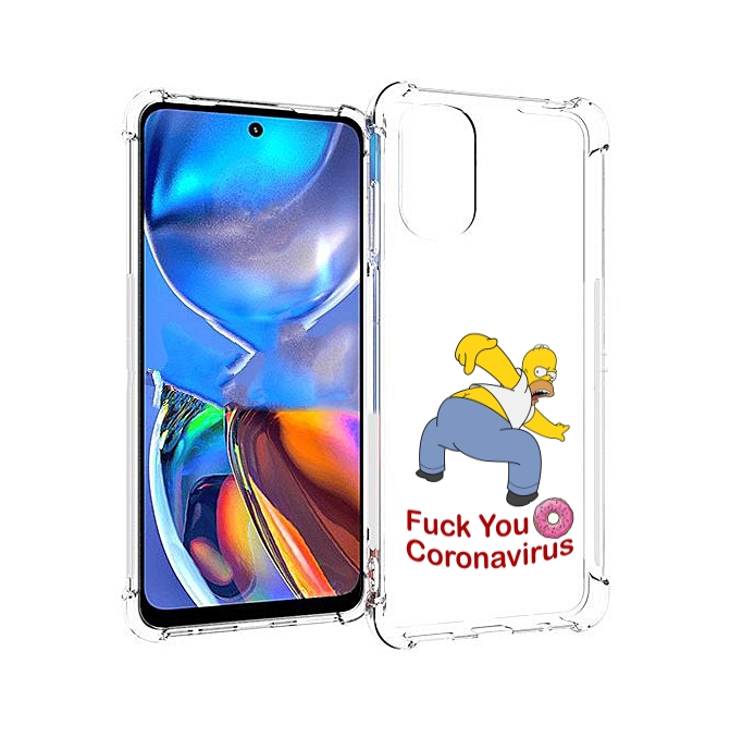 

Чехол MyPads корона-уходи для Motorola Moto E32, Прозрачный, Tocco