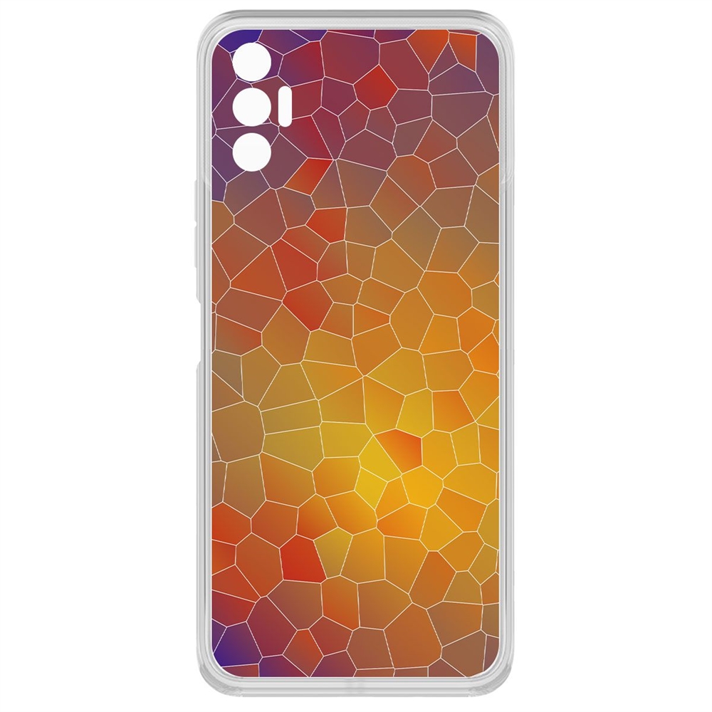

Чехол-накладка Krutoff Clear Case Витраж 1 для TECNO Spark 8P, Прозрачный