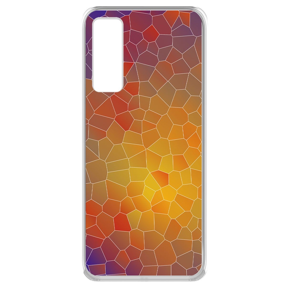 

Чехол-накладка Krutoff Clear Case Витраж 1 для Vivo V20 SE