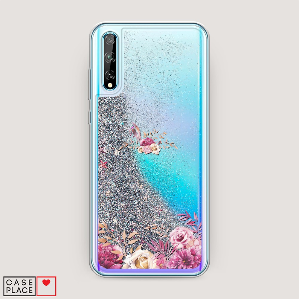 

Чехол Awog на Huawei Y8p/P Smart S "Нежные розовые цветы", Разноцветный, 6103491-1
