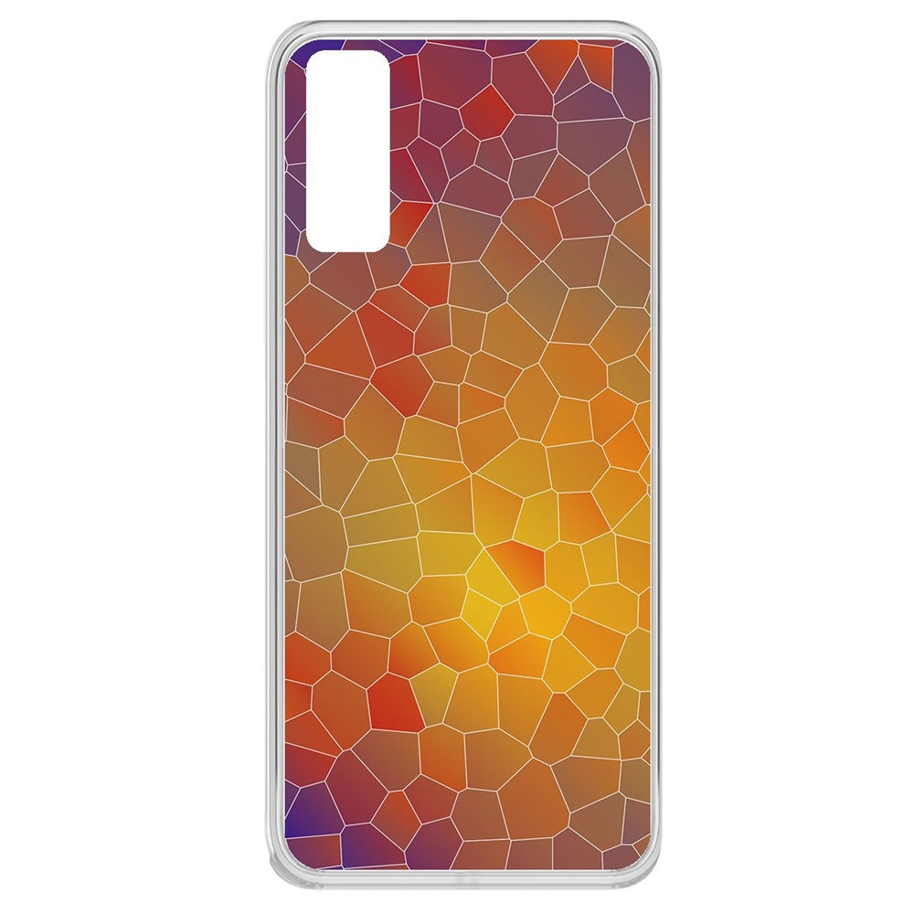 

Чехол-накладка Krutoff Clear Case Витраж 1 для Vivo Y20