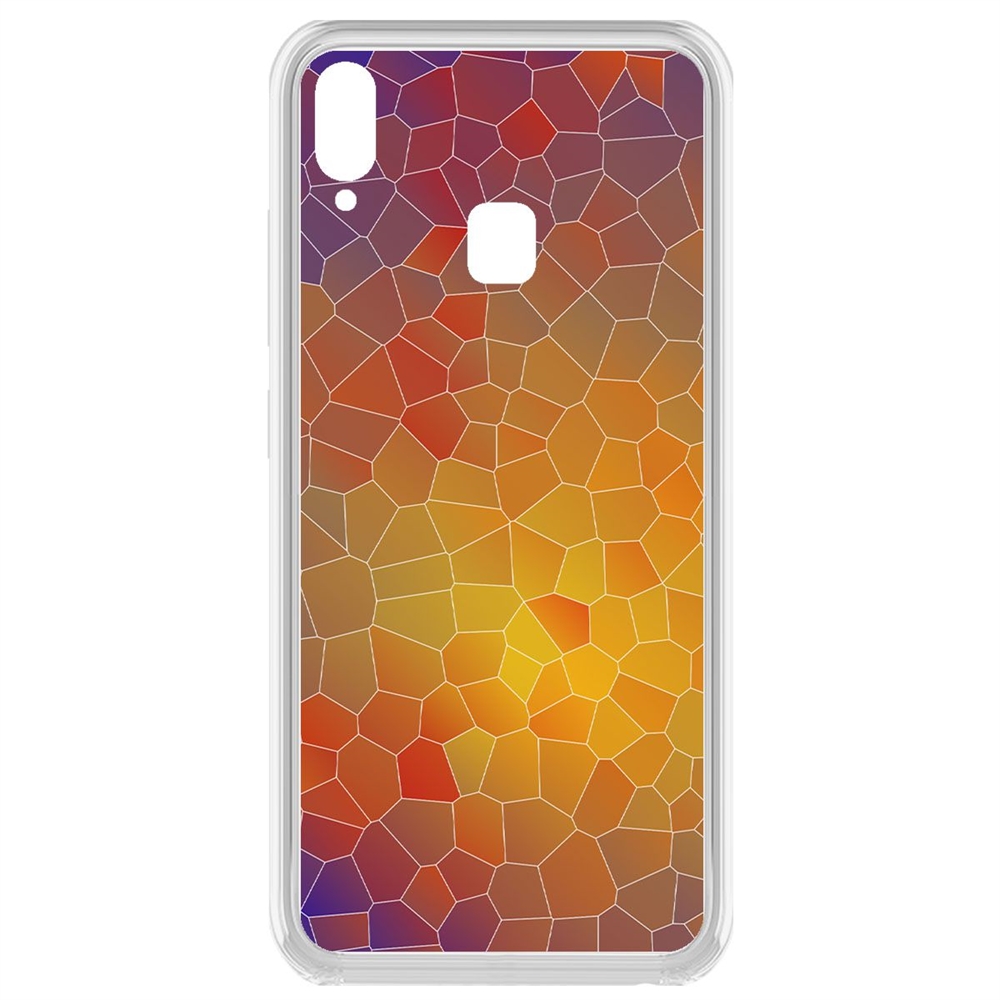 

Чехол-накладка Krutoff Clear Case Витраж 1 для Vivo Y91/Y91i/Y93/Y95, Прозрачный