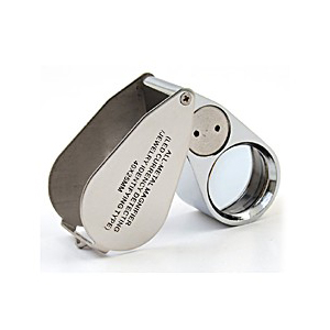 

Лупа Kromatech ювелирная 40х, 25 мм, с подсветкой (2 LED) MG9890, Серебрянная