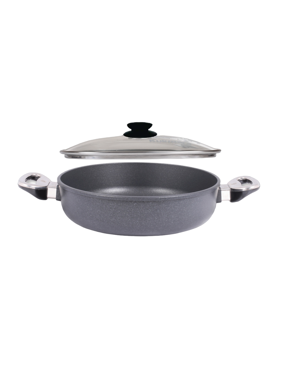 Сотейник BAF GIGANT Newline с крышкой d-32 см h-6,5 см 3,7 л с двумя ручками