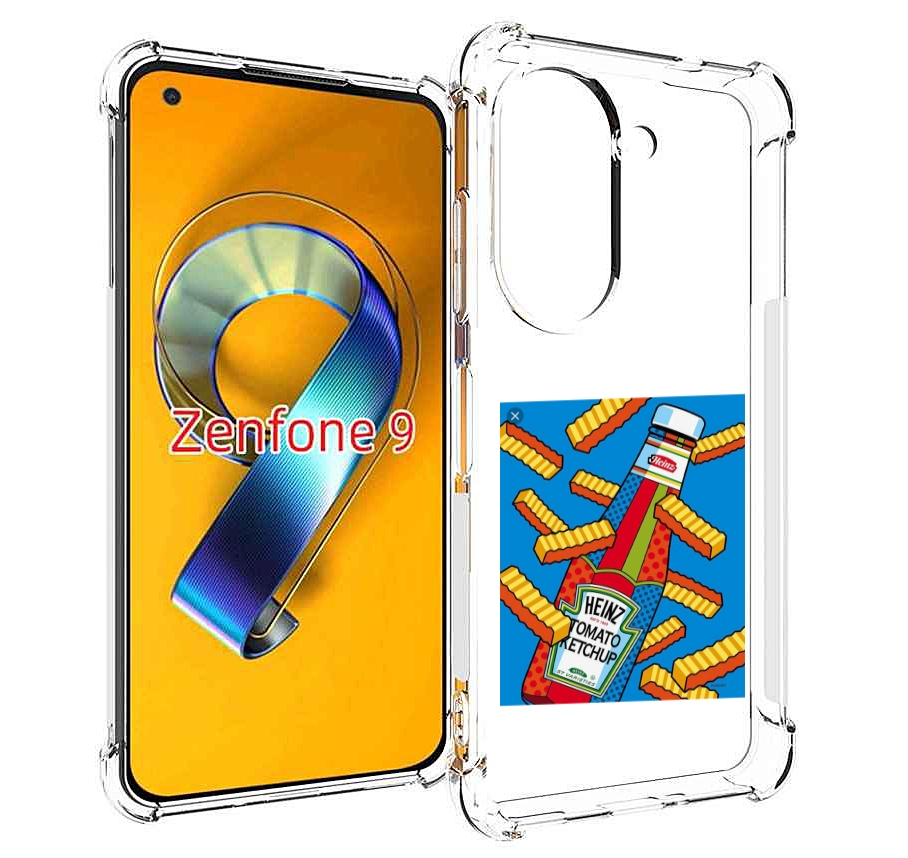 

Чехол MyPads картошка с соусом для Asus Zenfone 9 (AI2202), Прозрачный, Tocco