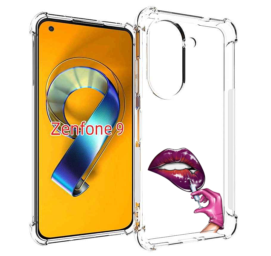 

Чехол MyPads качаем-губы для Asus Zenfone 9 (AI2202), Прозрачный, Tocco