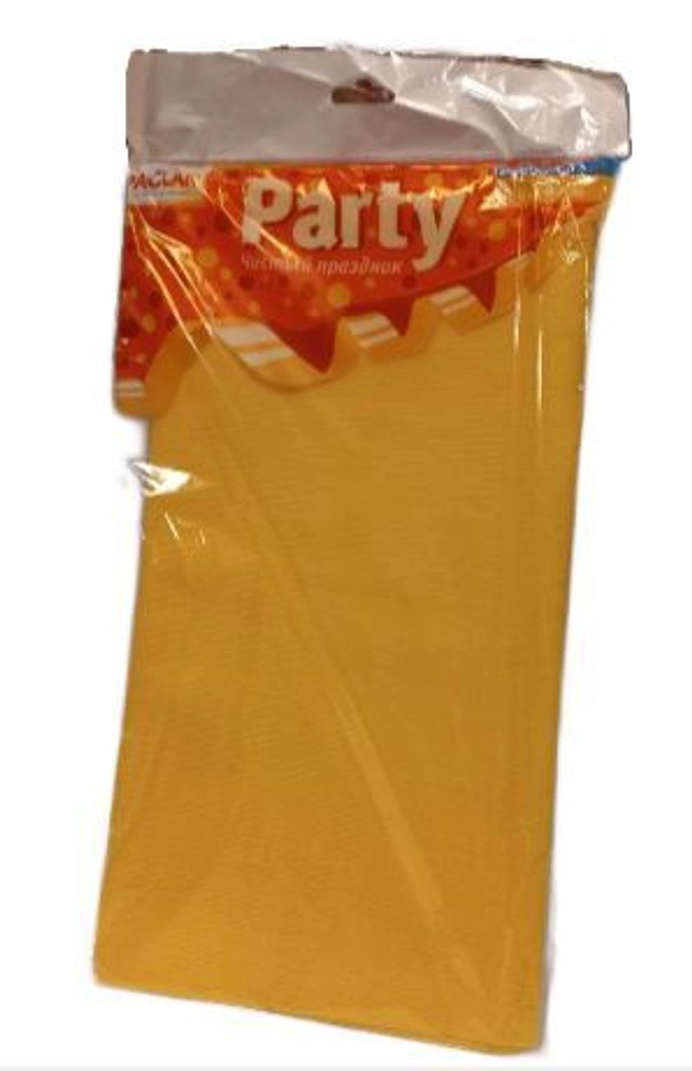 Скатерть Paclan Party 120x160 см. Цвет желтый