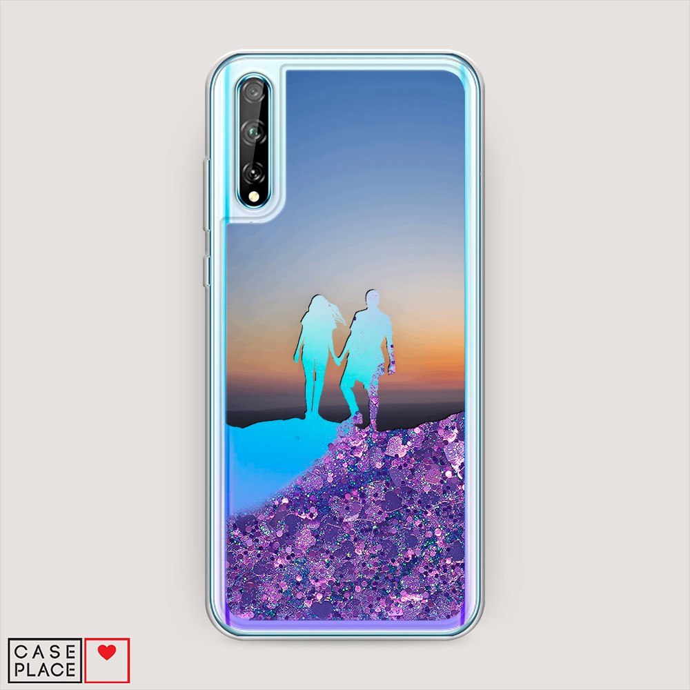 

Чехол Awog на Huawei Y8p/P Smart S "Пара на краю света", Разноцветный, 6103492-1