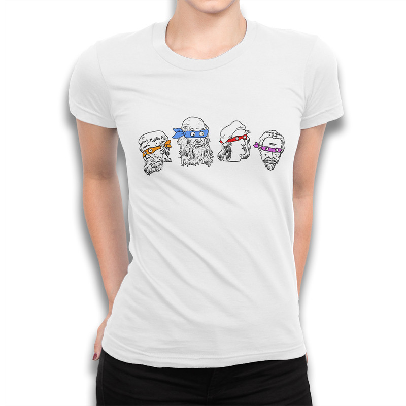 

Футболка женская Dream Shirts Великие Ниндзя белая L, Белый, Великие Ниндзя