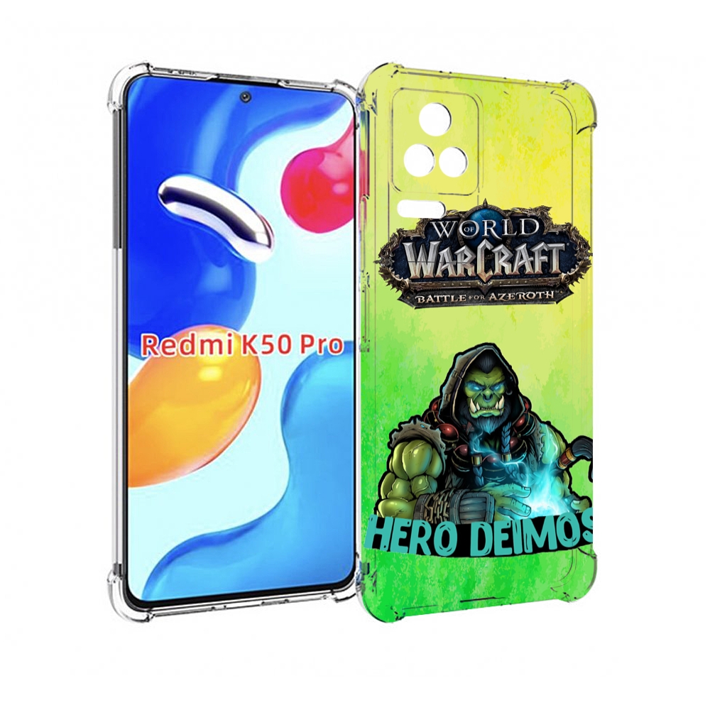 

Чехол MyPads world-of-warcraft мужской для Xiaomi Redmi K50/K50 Pro, Прозрачный, Tocco
