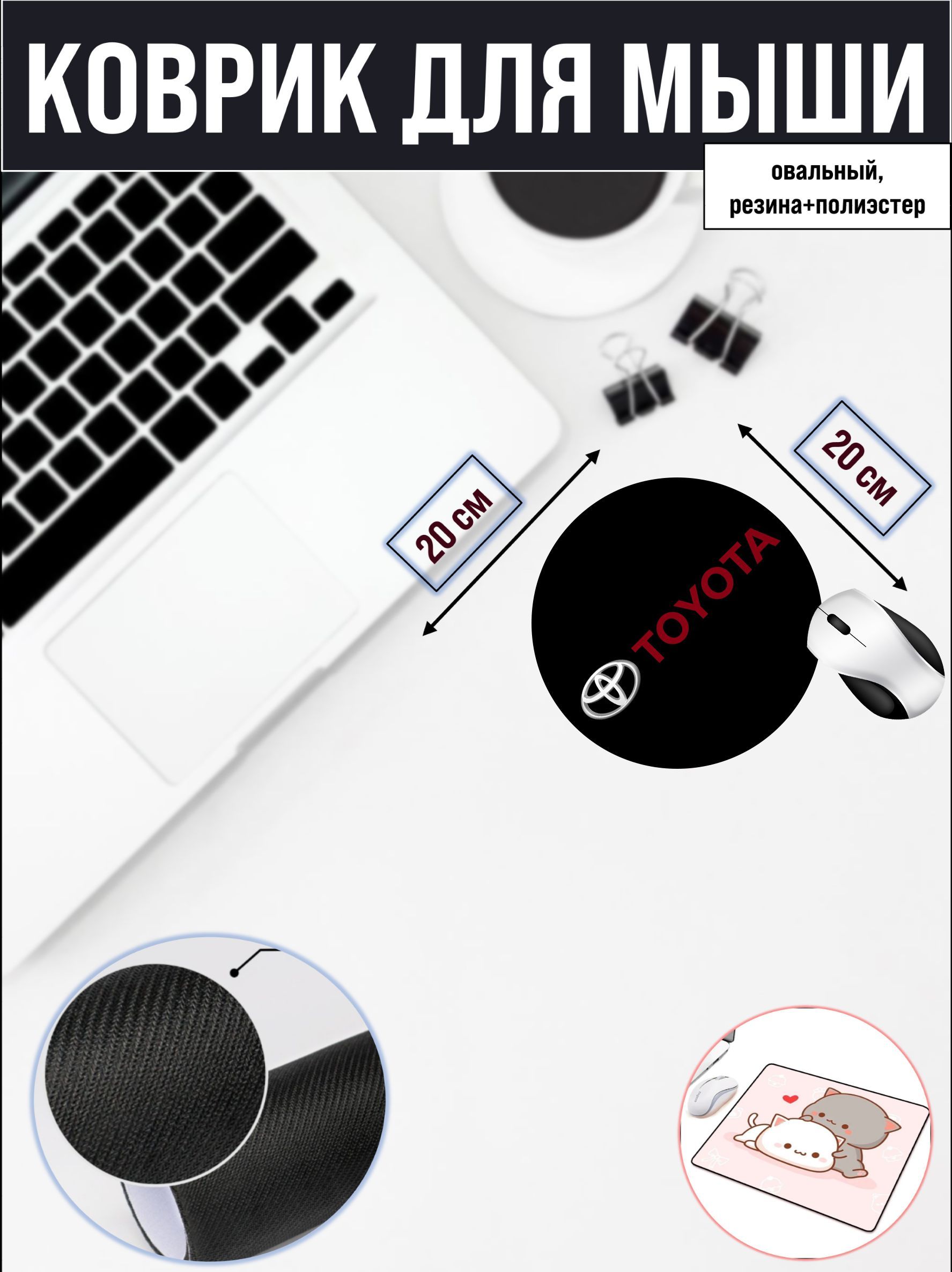

Коврик для мыши NoBrand RS4601, Рисунок, RS4601