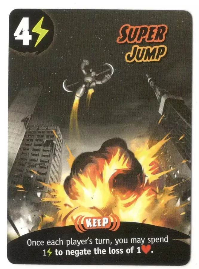 

Промо-карта Super Jump для настольной игры King of Tokyo, IEL51698