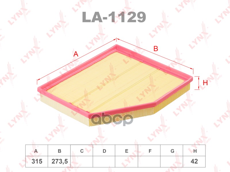 фото Фильтр воздушный lynxauto la1129