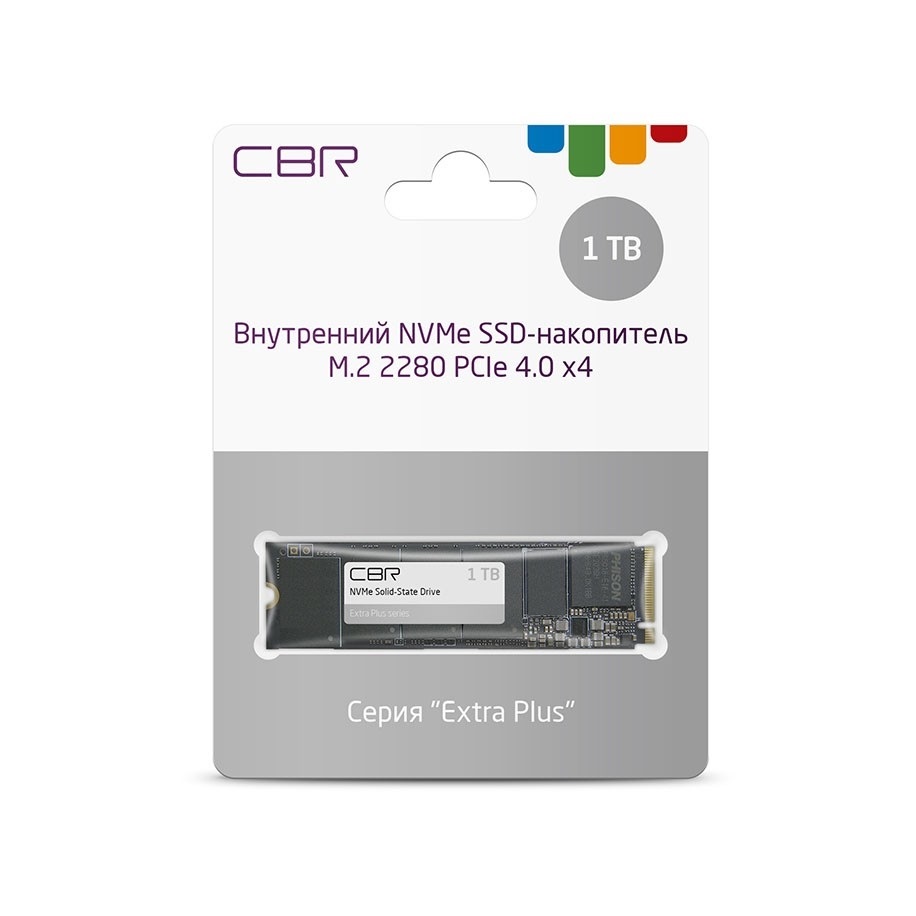 

SSD накопитель CBR Extra Plus 1 ТБ (SSD-001TB-M.2-EP22), Extra Plus