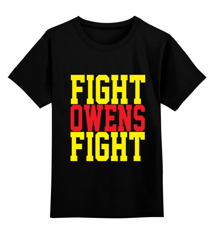 

Детская футболка классическая Printio Fight owens fight, р. 116, Черный, 0000000697254