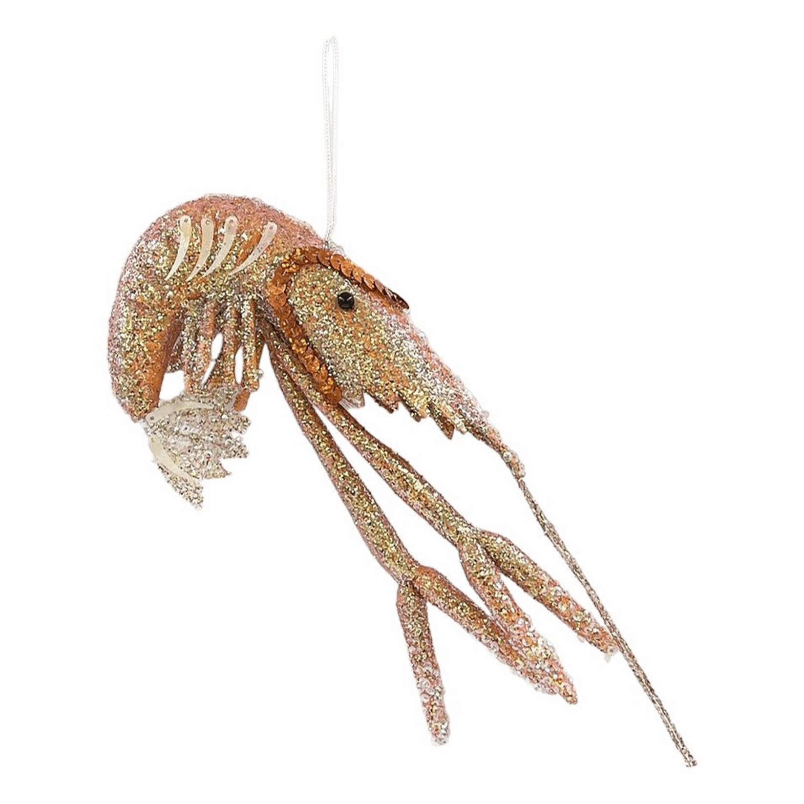 Елочная игрушка Christmas DeLuxe Креветка коралловая 30 см 499₽