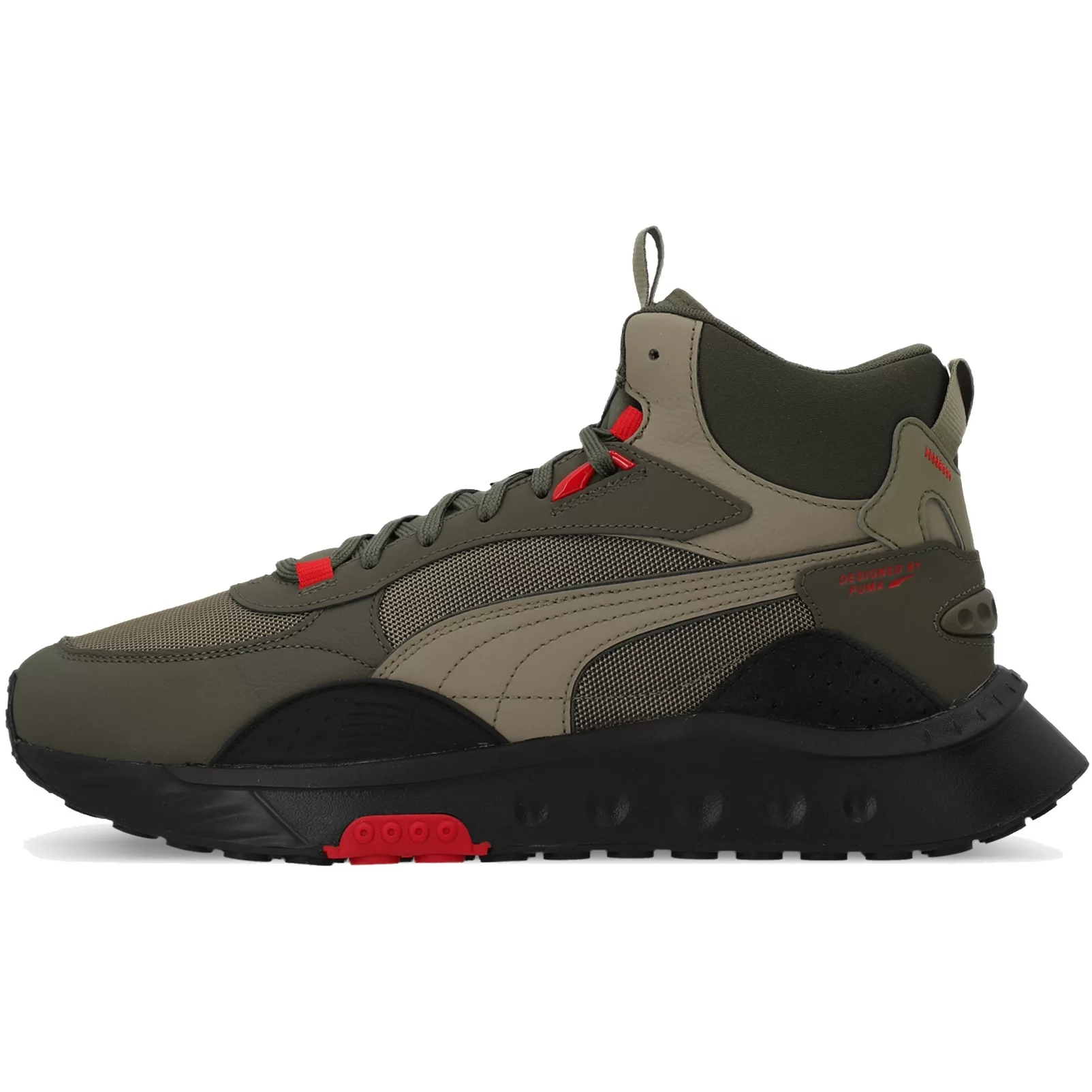 

Кроссовки женские PUMA Wild Rider Mid WS зеленые 38.5 EU, Зеленый, Wild Rider Mid WS