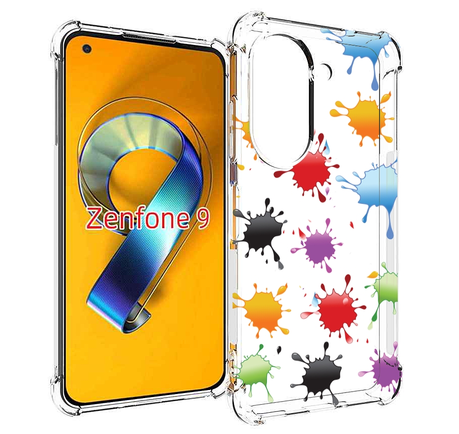 

Чехол MyPads кляксы для Asus Zenfone 9 (AI2202), Прозрачный, Tocco