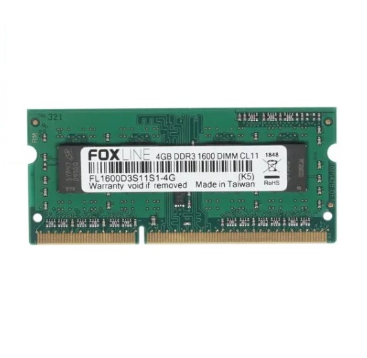 

Оперативная память Foxconn (FL1600D3S11S1-4G), DDR3 1x4Gb, 1600MHz