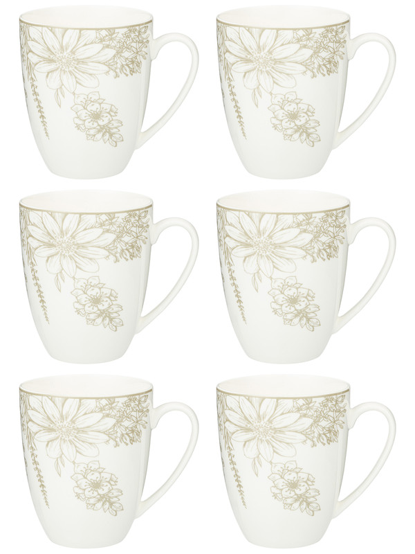 

Набор кружек 12 шт Lefard Parfum de fleur 440 мл 87-228