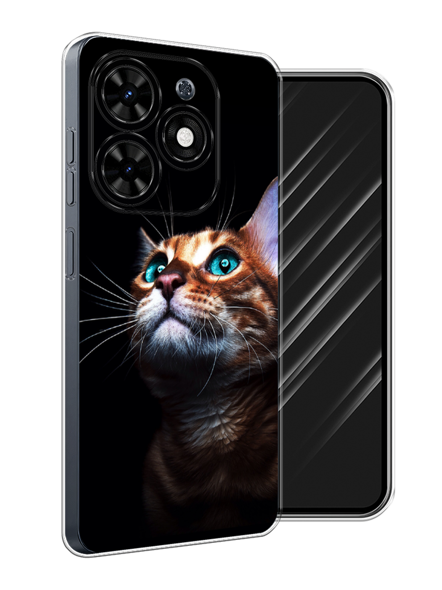 

Чехол Awog на Tecno Spark Go 2024 "Мечтательный кот", Коричневый, 304650-1
