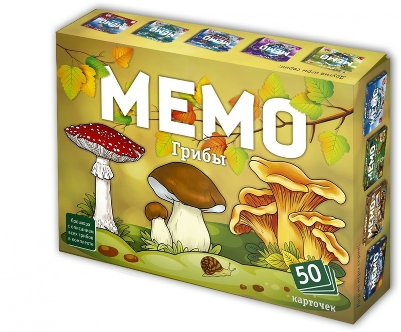 

Настольная игра Мемо Грибы, 8615