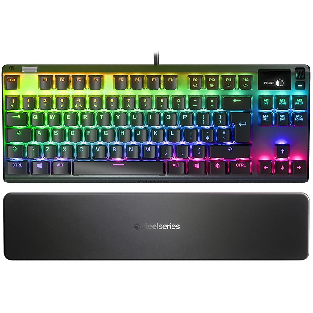 

калвиатура SteelSeries Apex 7 TKL Blue Switch, Black (SS64758), ок; ок