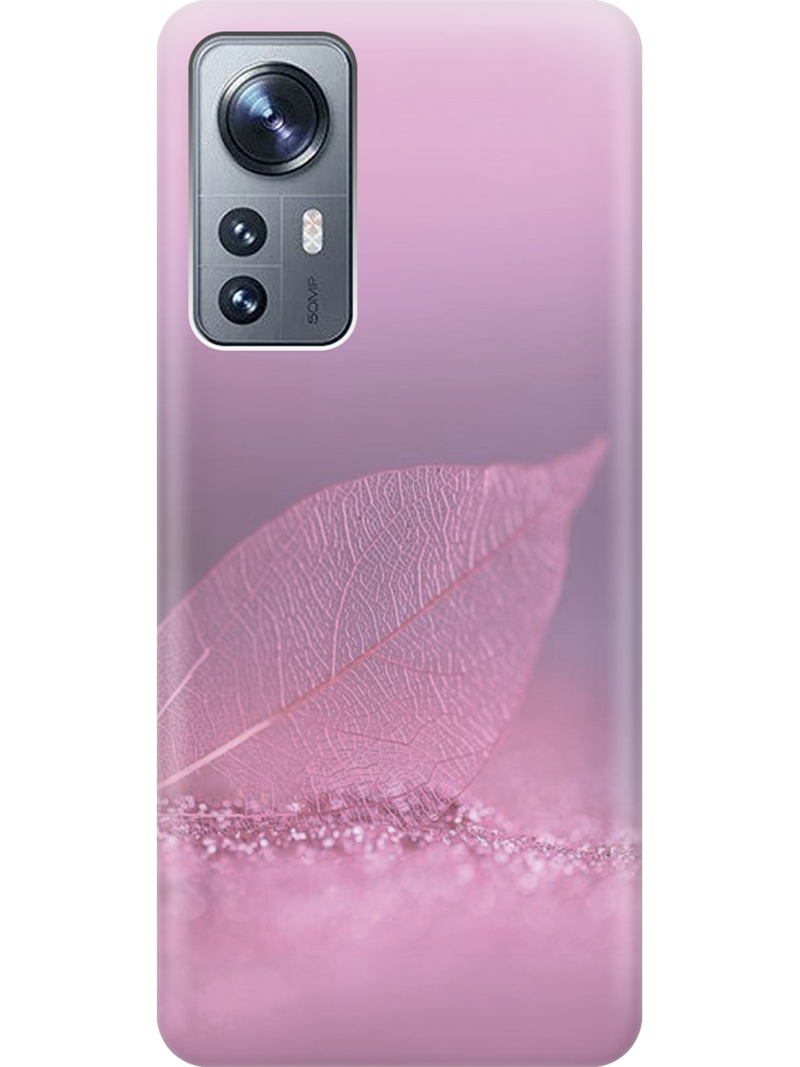 

Силиконовый чехол на Xiaomi 12/12X/12S с принтом "Листок в розовых блестках", Прозрачный;розовый;фиолетовый, 734580822