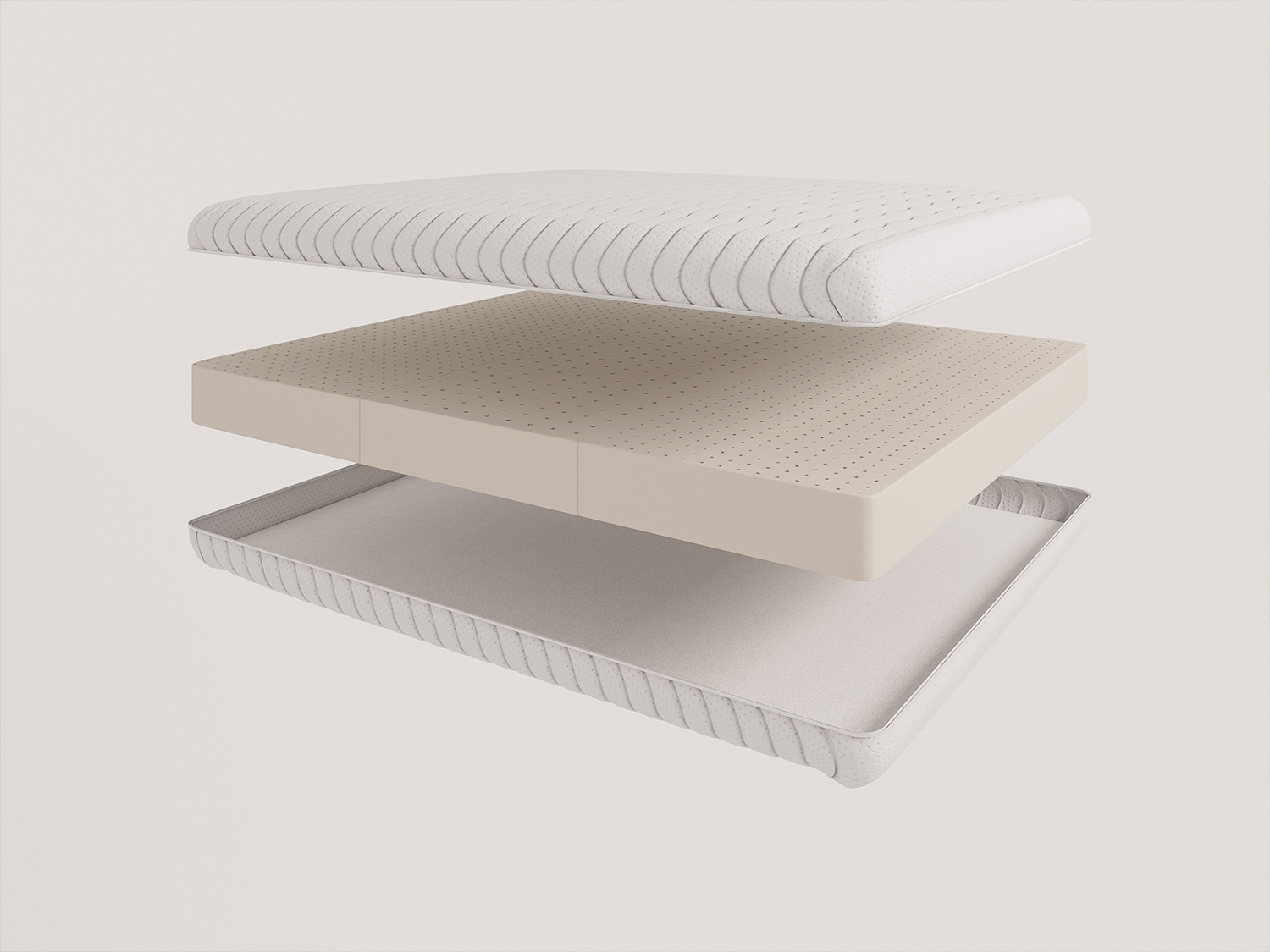 

Матрас Evita Латекс Монолит Life H 4 180х195, Бежевый;белый;серый;серебристый, Life H 4