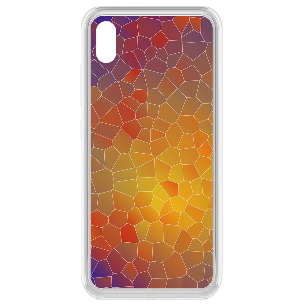 

Чехол-накладка Krutoff Clear Case Витраж 1 для Vivo Y91C