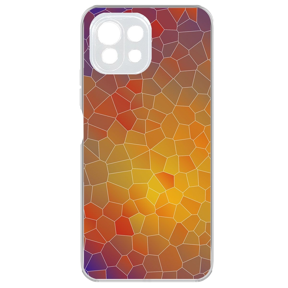 

Чехол-накладка Krutoff Clear Case Витраж 1 для Xiaomi Mi 11 Lite