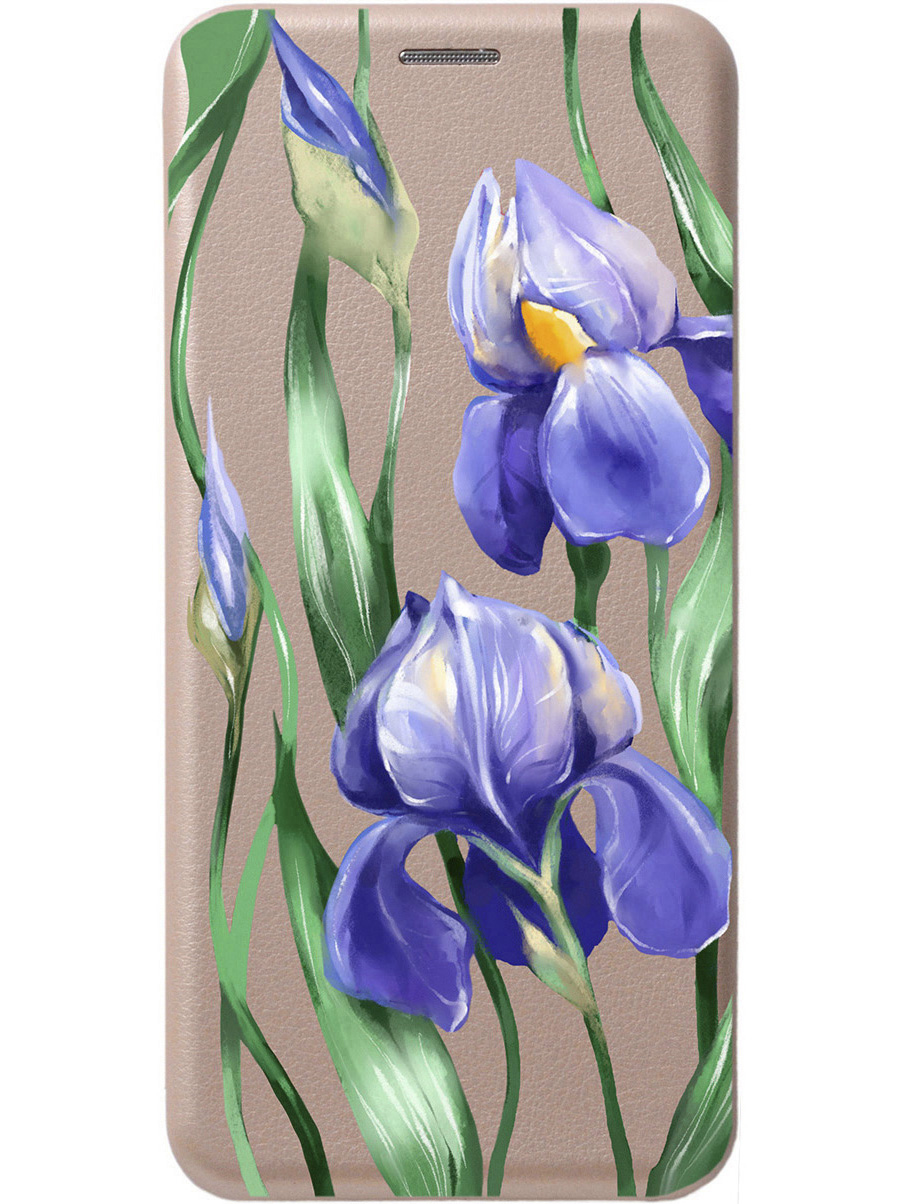 

Чехол-книжка на Xiaomi Redmi A3 с рисунком "Amazing Irises" золотой, Золотистый;белый;зеленый;синий, 20012120