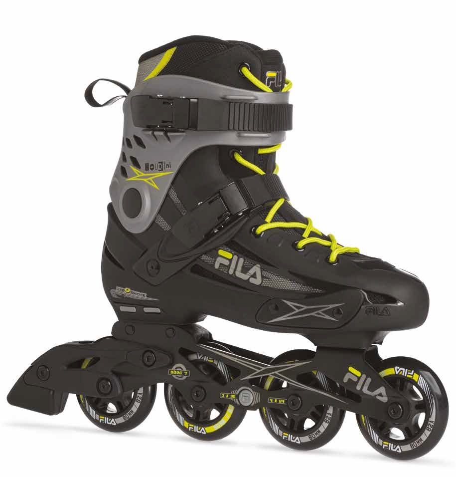 

Коньки роликовые FILA HOUDINI, black/grey/lime, UK 9,5, HOUDINI