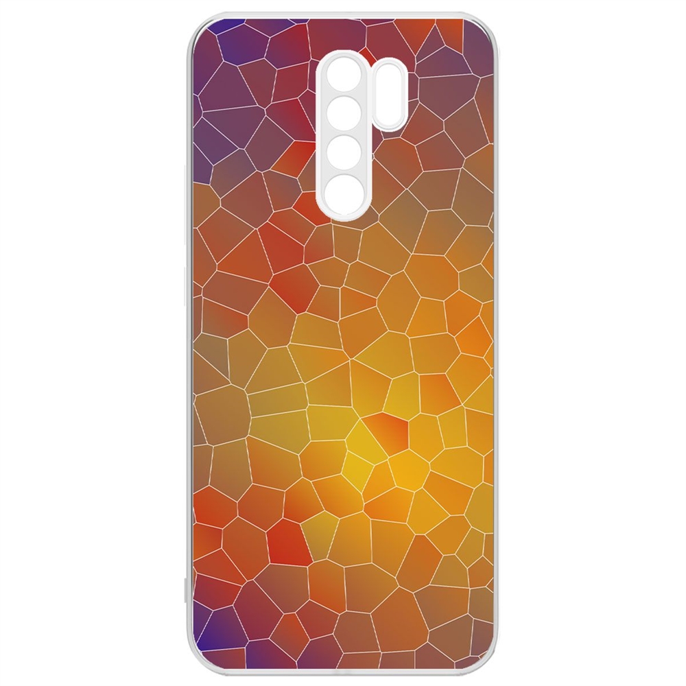 Чехол-накладка Krutoff Clear Case Витраж 1 для Xiaomi Redmi 9