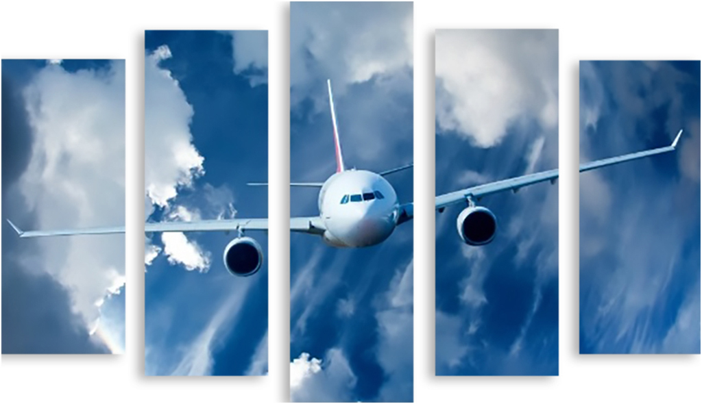 

Картина модульная на холсте Модулка В небе 150x98 см, 2594